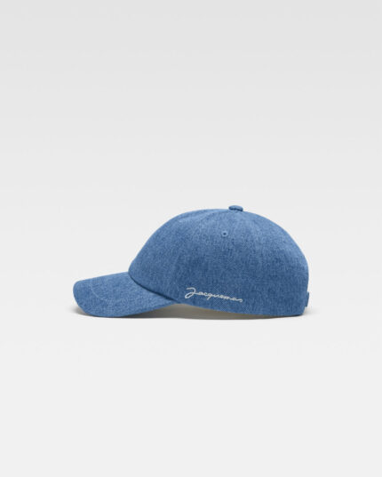 La casquette Jacquemus/Signature baseball Blue cap