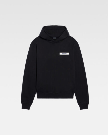 Le hoodie Gros Grain/Black logo hoodie.